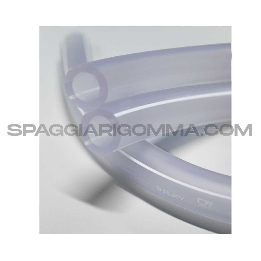 SILKY Transparent twin tube - diam. 7mm x 13mm
