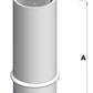 Shell for milking liners adaptable to Lely 5.9701.0491.0