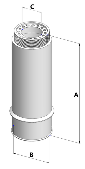 Shell for milking liners adaptable to Lely 5.9701.0491.0
