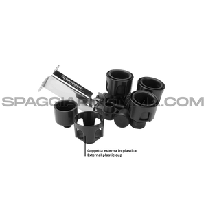 External plastic cup for wash plate cod.2200/0260
