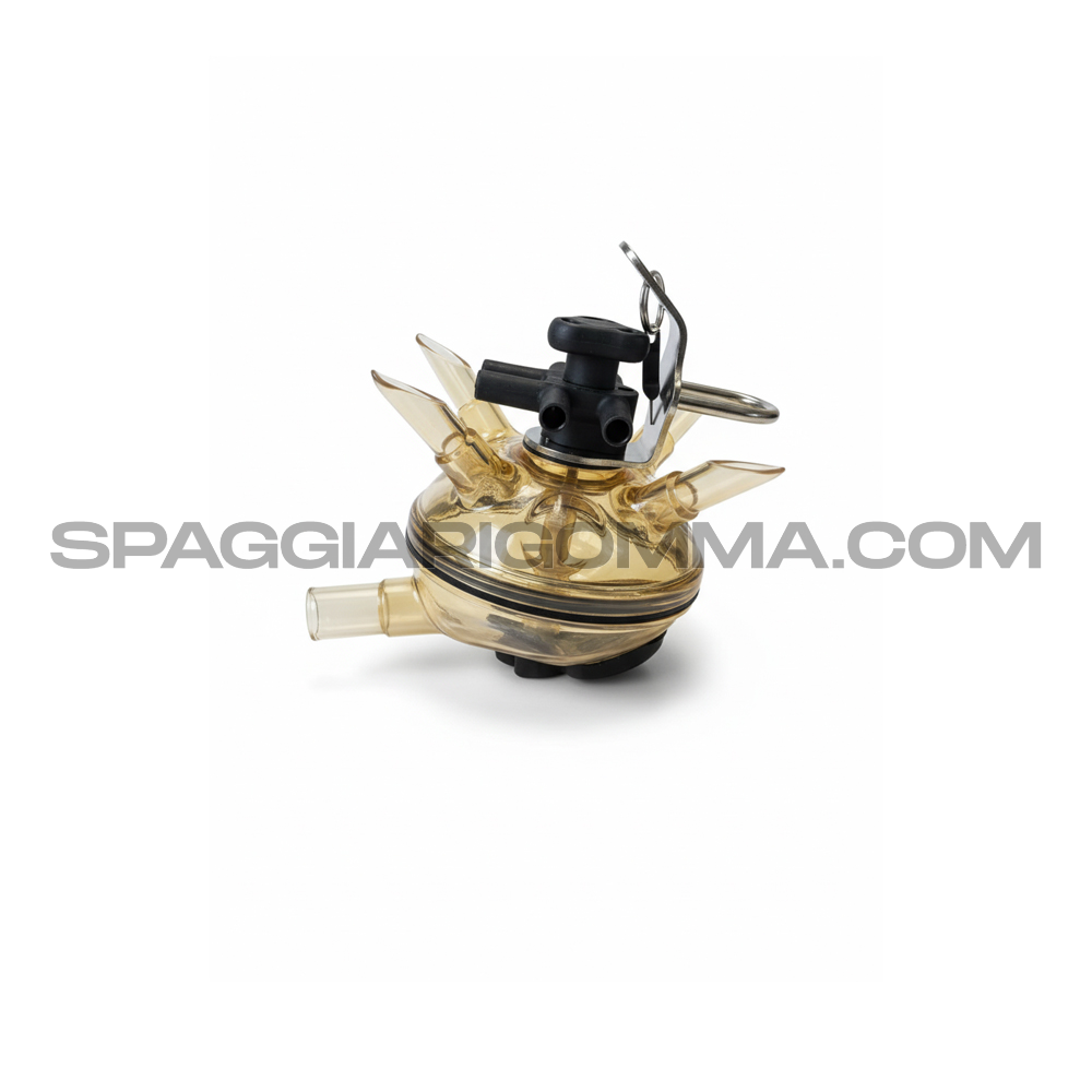 Claw with diagonal nipples - without shut off valve