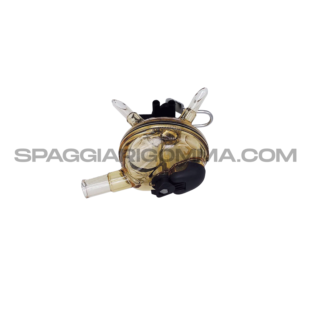 Claw with diagonal nipples - with shut off valve and microhole