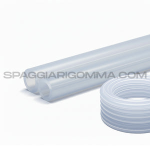 SILKY Transparent twin tube - diam. 7mm x 13mm